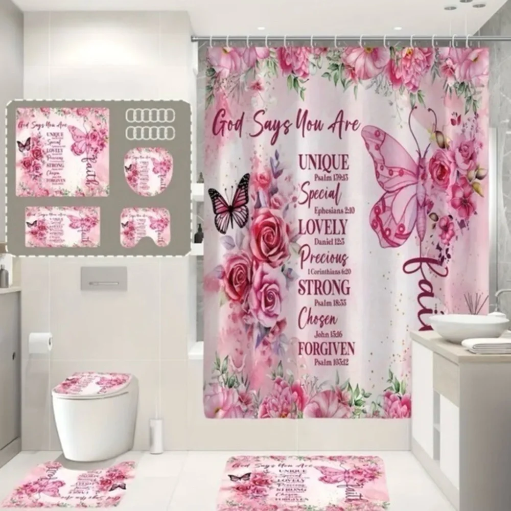 4pc Faith Bathroom Set NWT